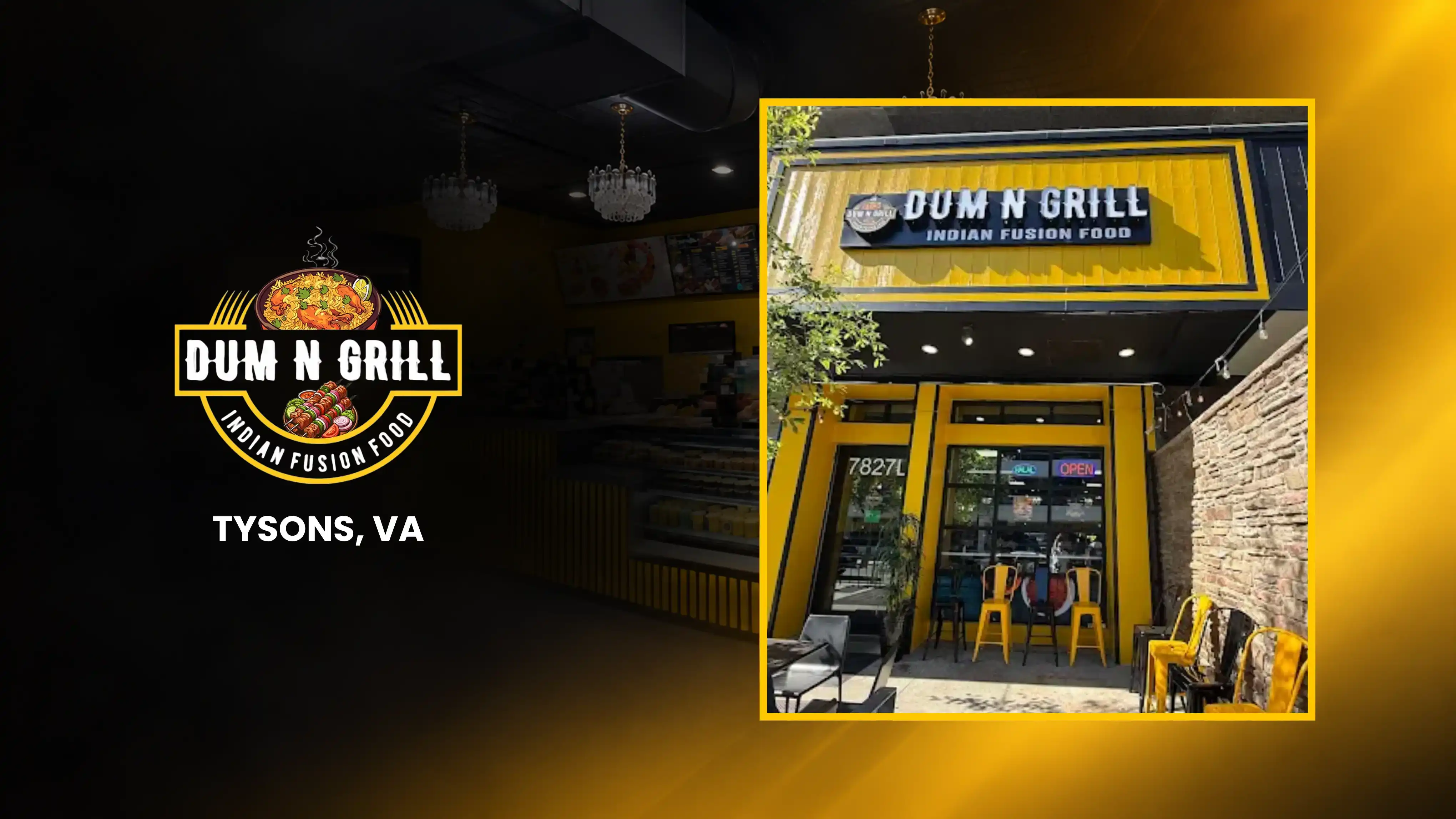 Inside Dum N Grill Tysons